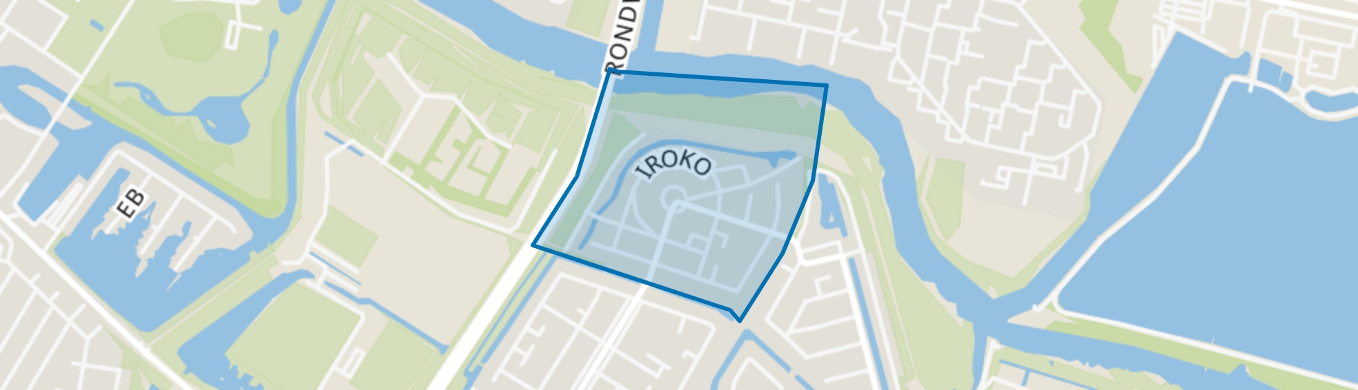 Iroko en omgeving, Dordrecht map