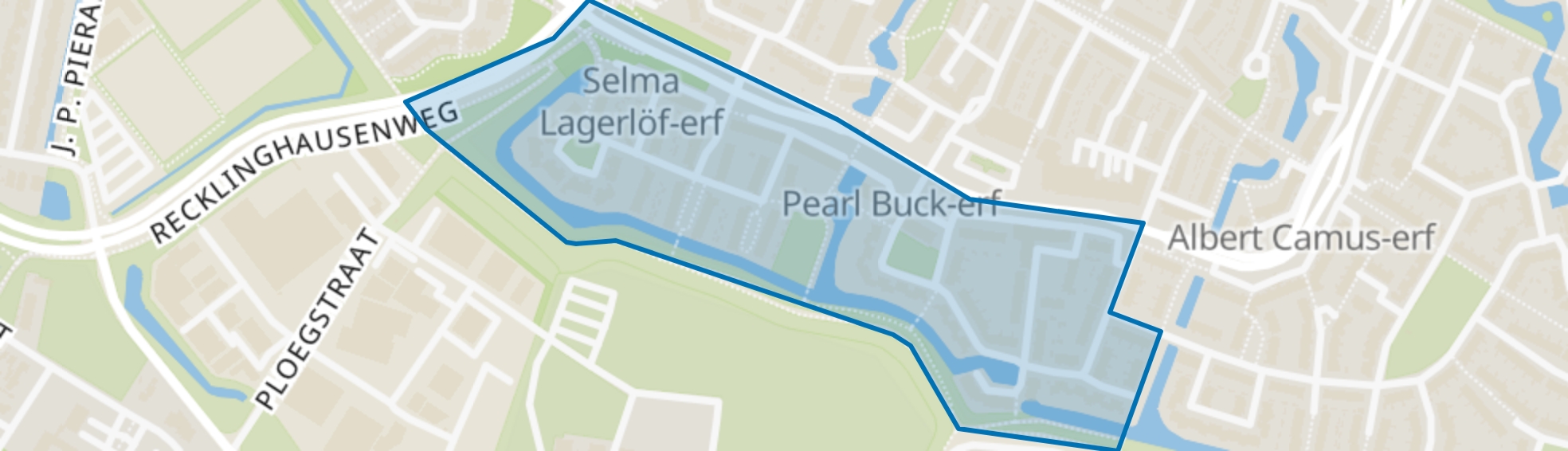 Joke Smit-erf en omgeving, Dordrecht map