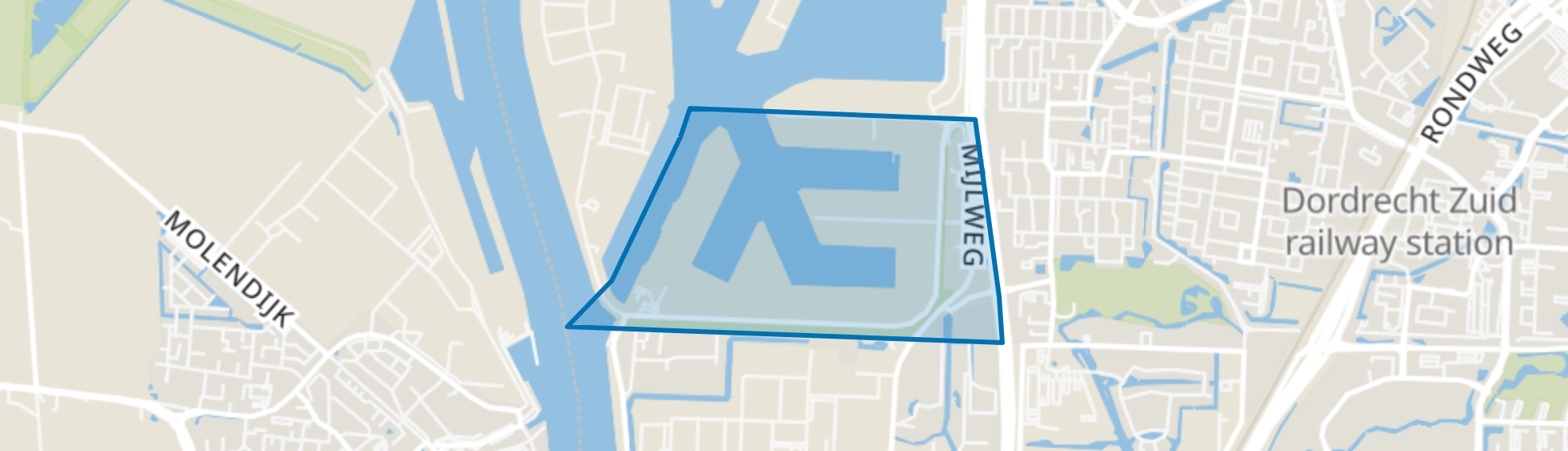 Julianahaven, Dordrecht map