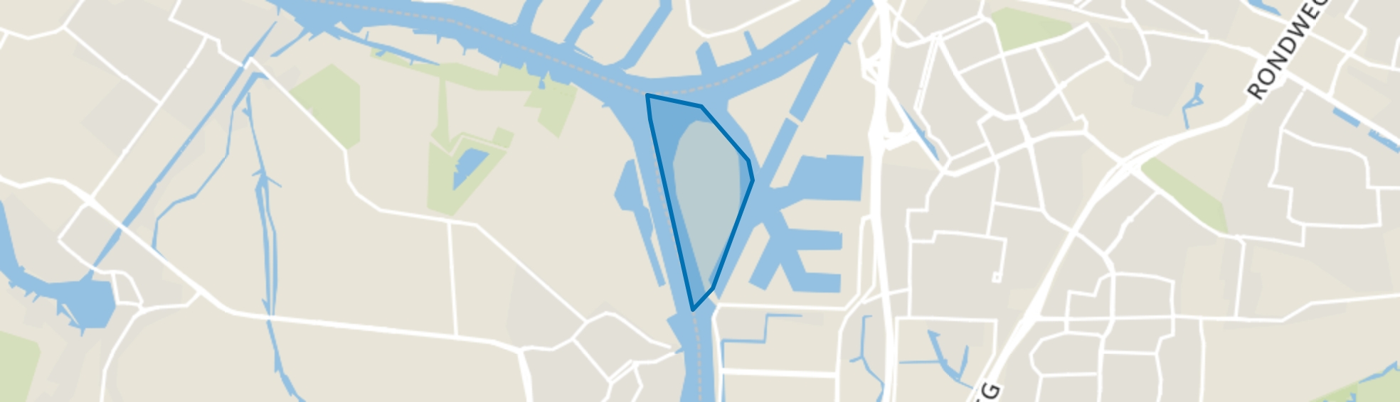 Krabbepolder, Dordrecht map