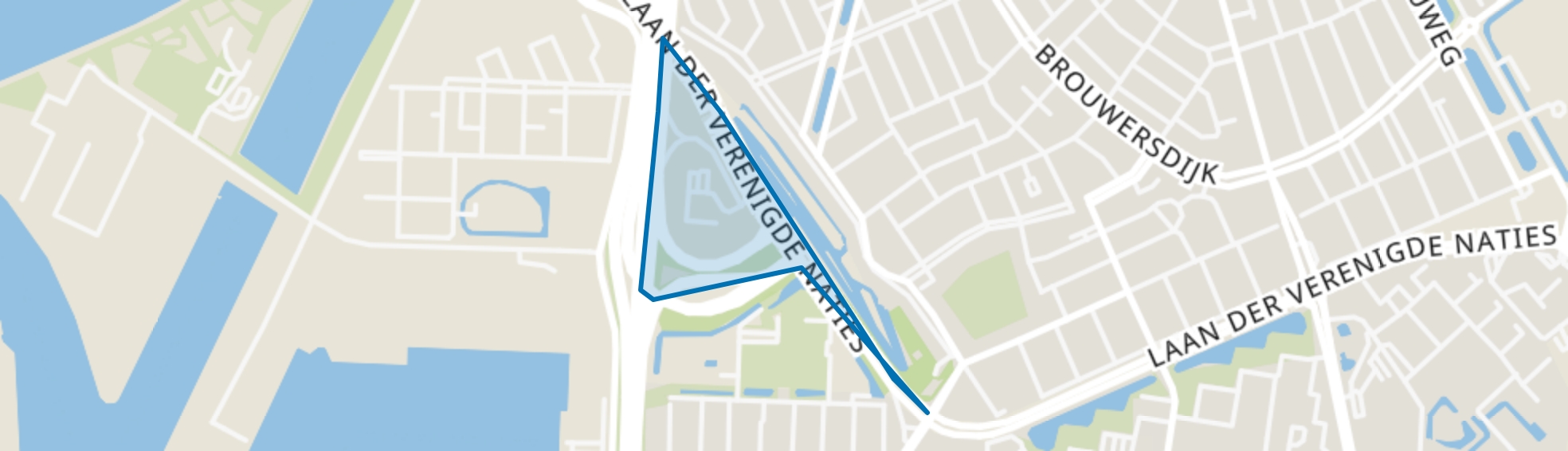 Laan der Verenigde Naties Noord, Dordrecht map