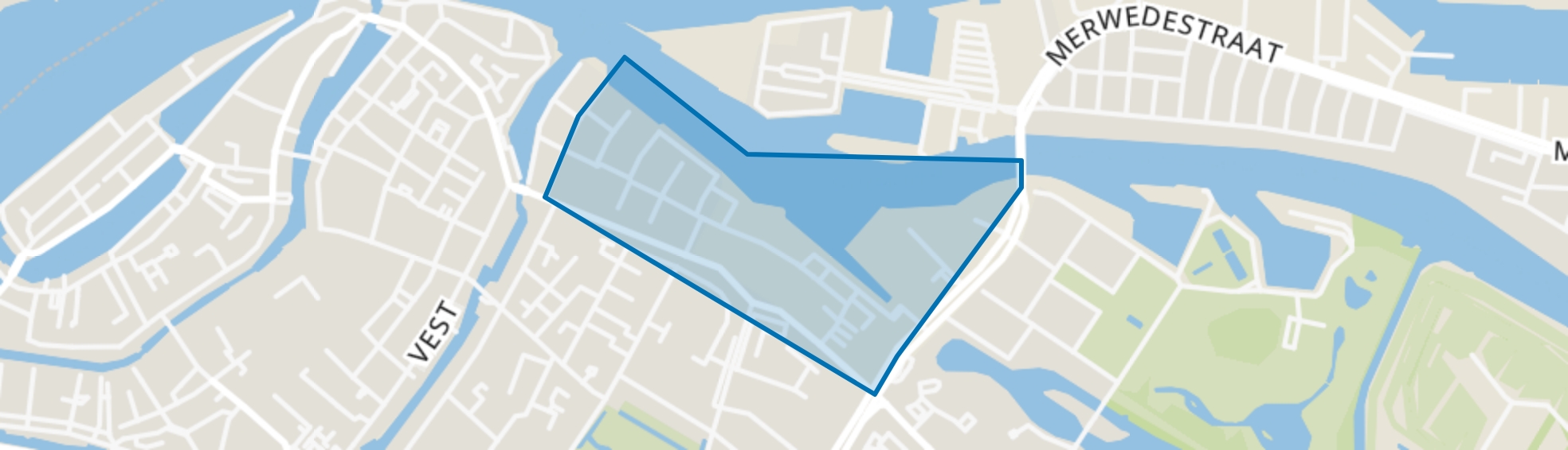 Lijnbaan, Dordrecht map
