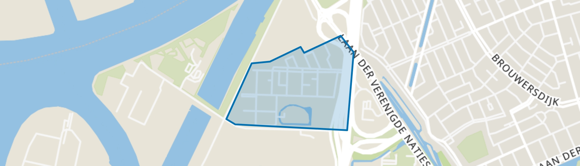 Louterbloemen, Dordrecht map