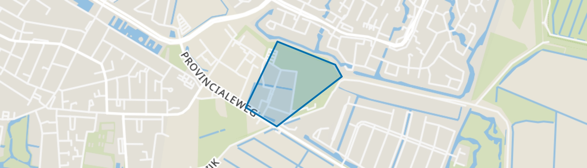 Oudendijk en omgeving, Dordrecht map