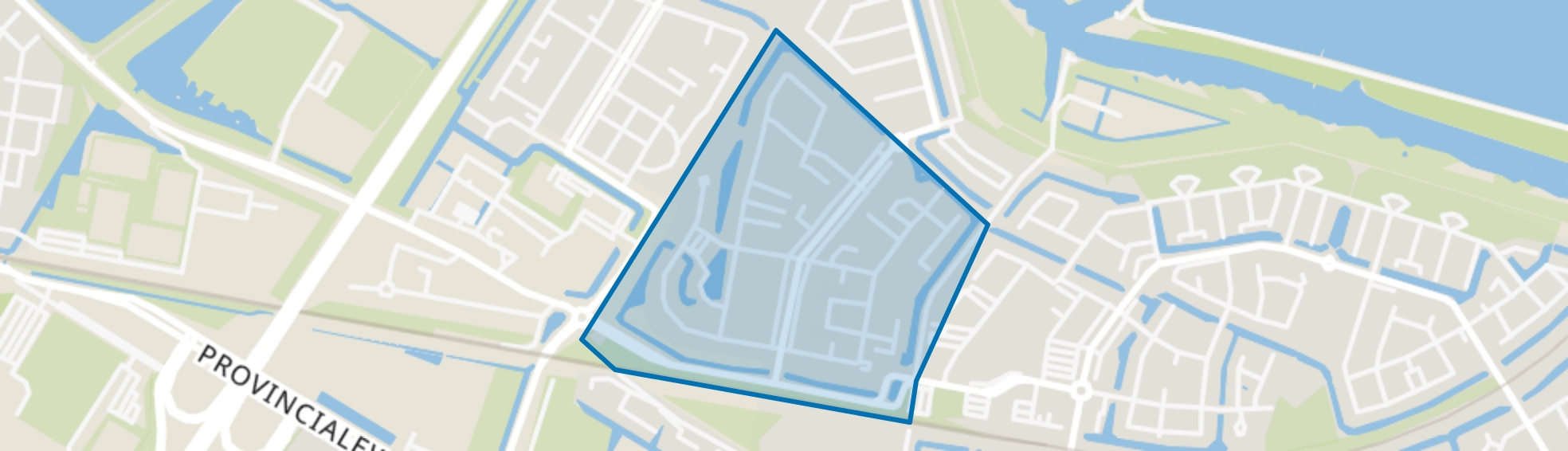 Palissander en omgeving, Dordrecht map