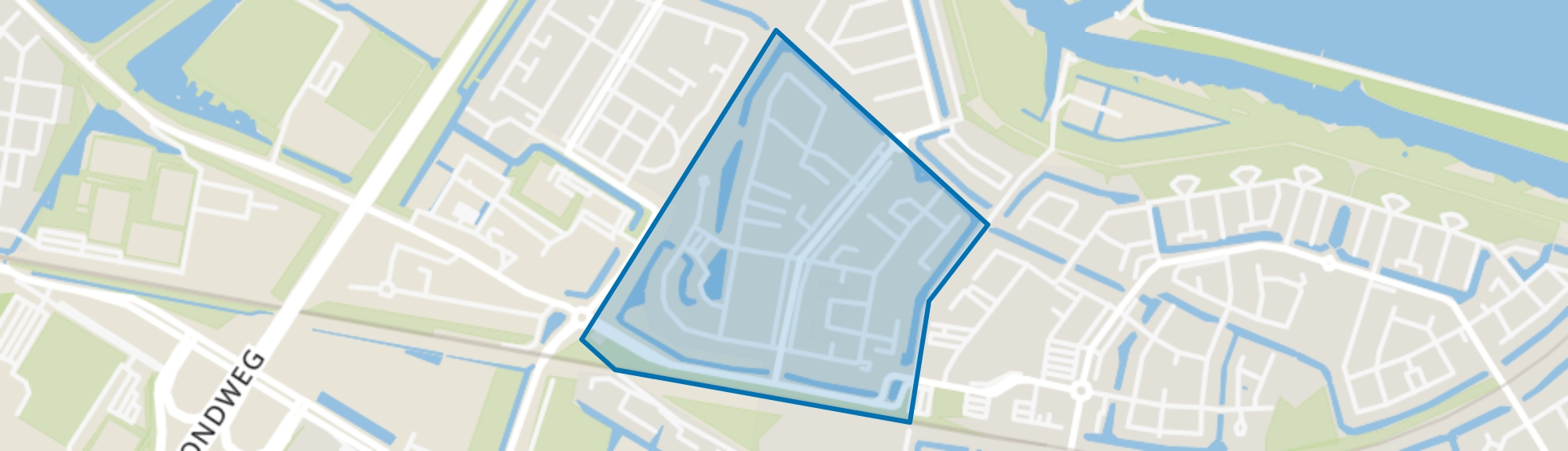 Palissander en omgeving, Dordrecht map