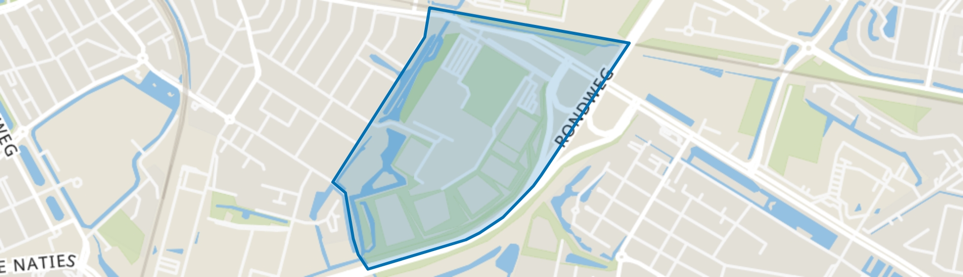 Sportterrein Krommedijk, Dordrecht map