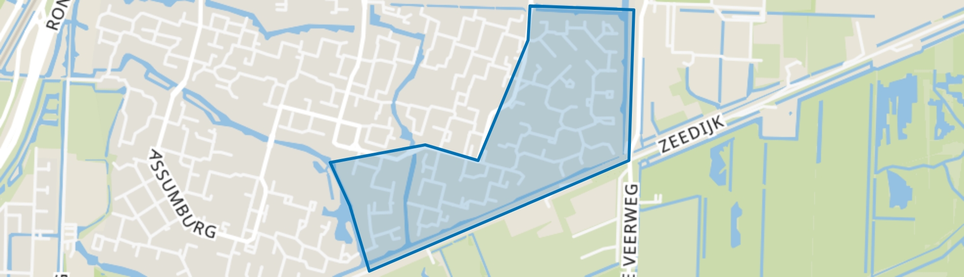 Vredenburg en omgeving, Dordrecht map