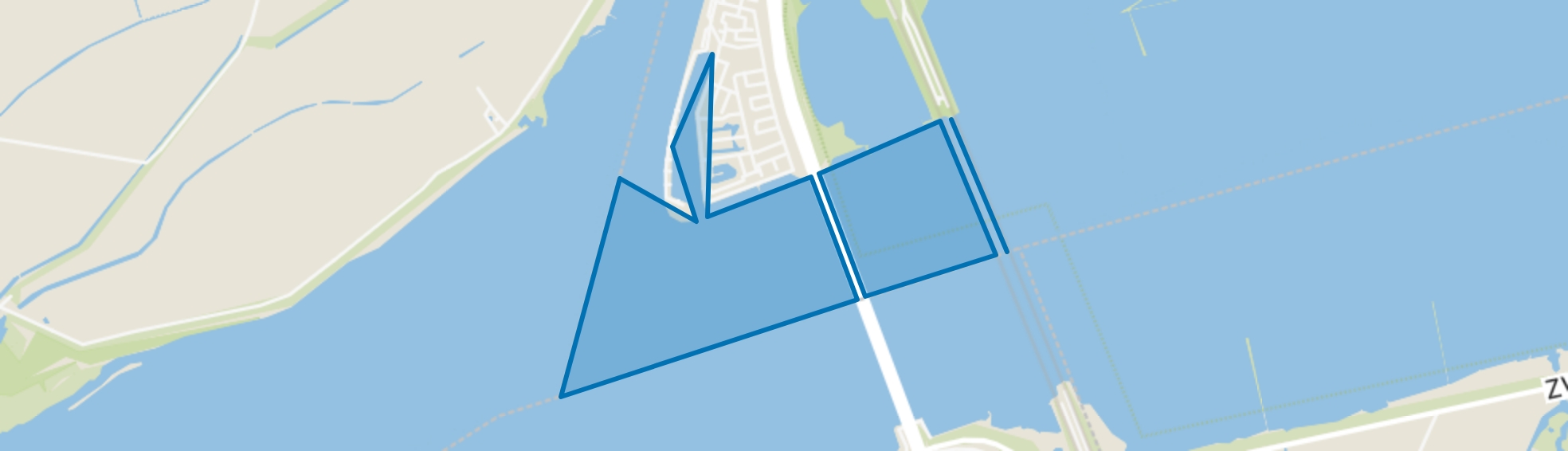 Water, Dordrecht map