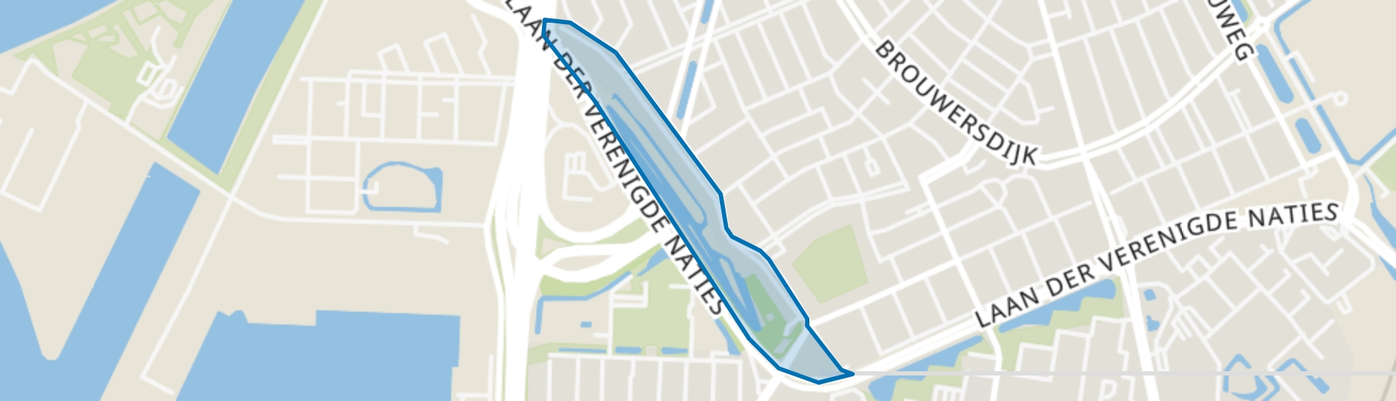 Zuidendijk, Dordrecht map