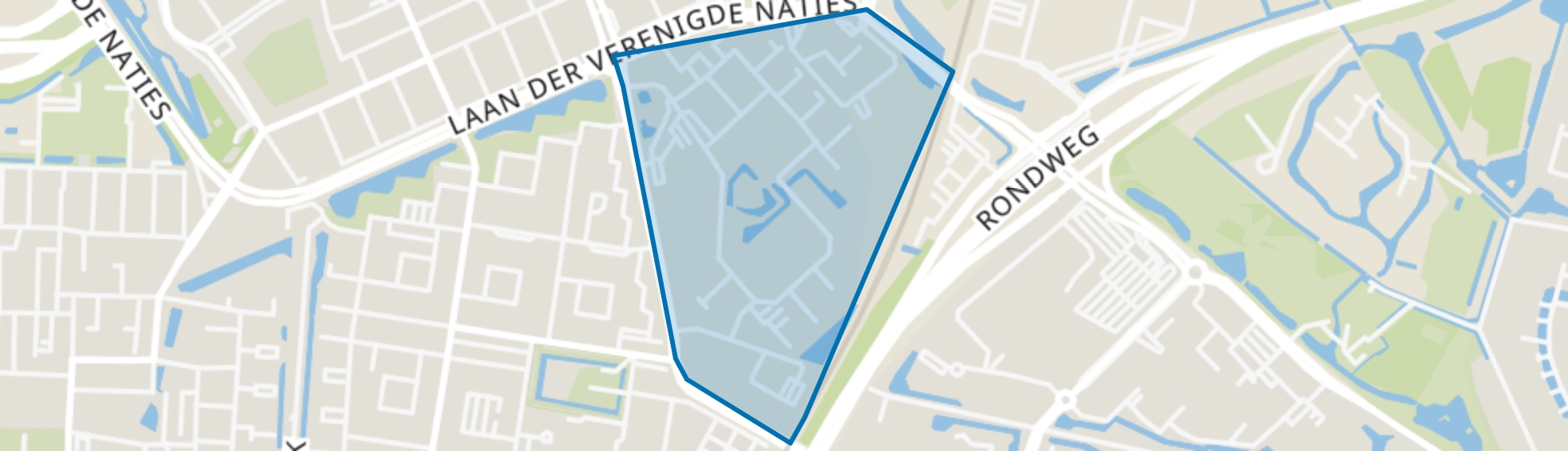 Zuidhoven, Dordrecht map