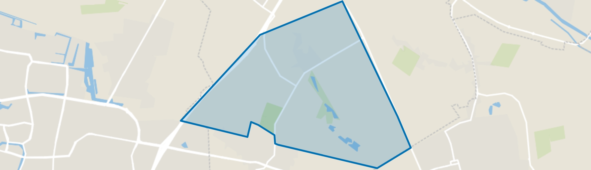 Bosgebied Dorst, Dorst map