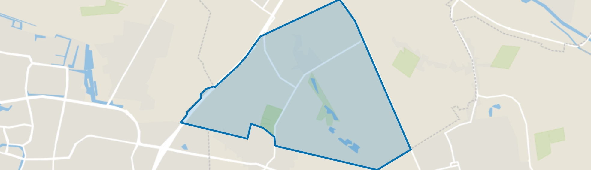 Bosgebied Dorst, Dorst map
