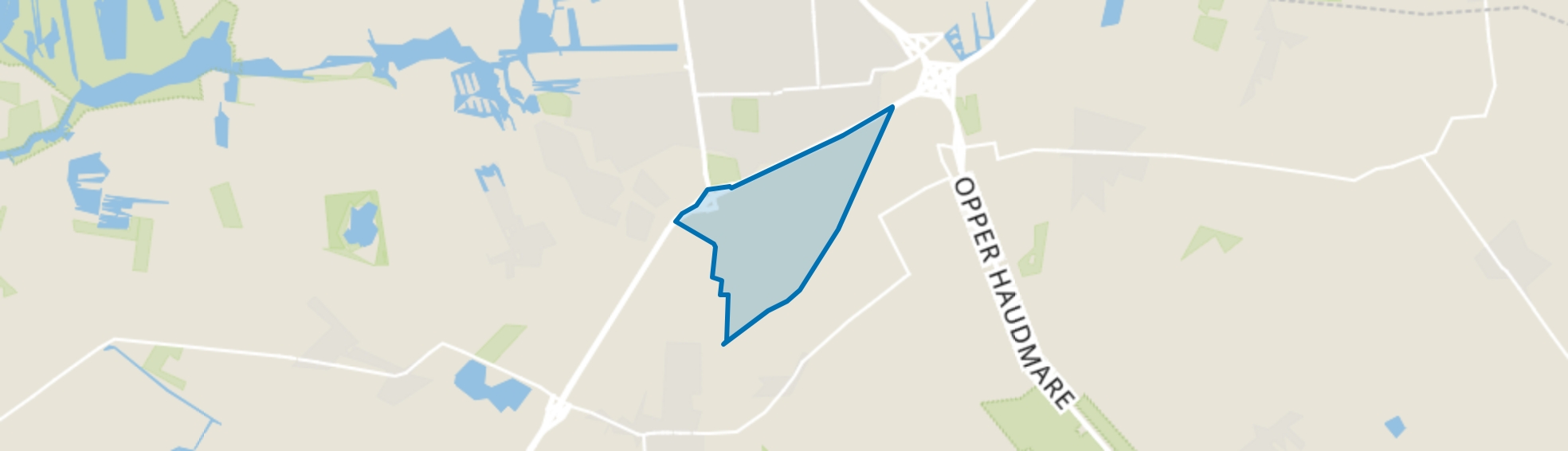 Buitengebied west, Drachten map