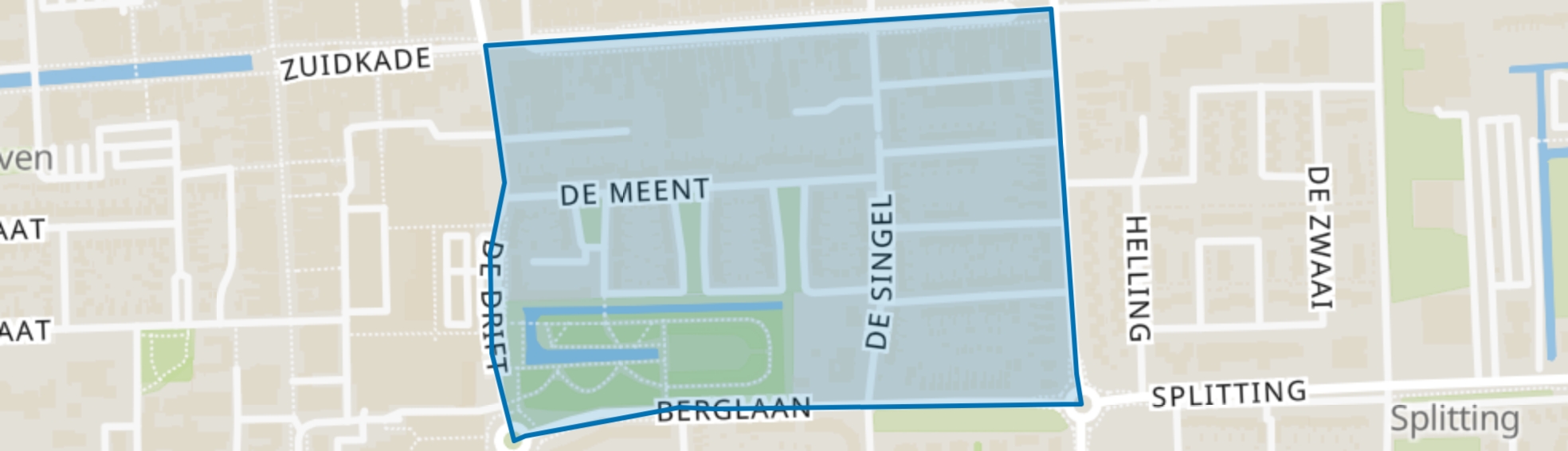 De Bouwen noord, Drachten map