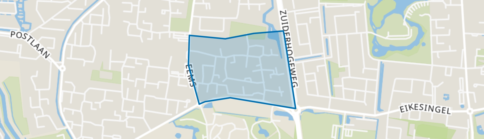 De Drait zuidoost, Drachten map