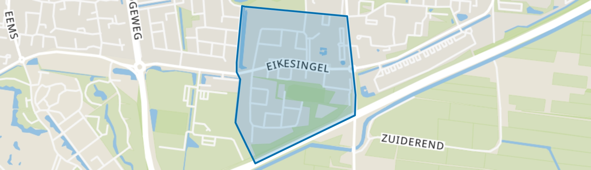 De Singels zuid, Drachten map