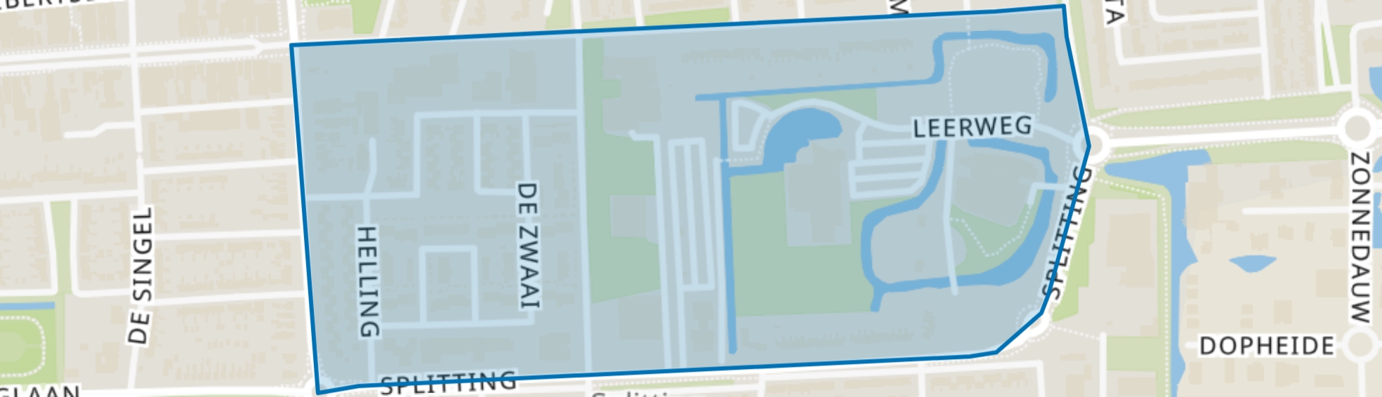 De Venen noord, Drachten map