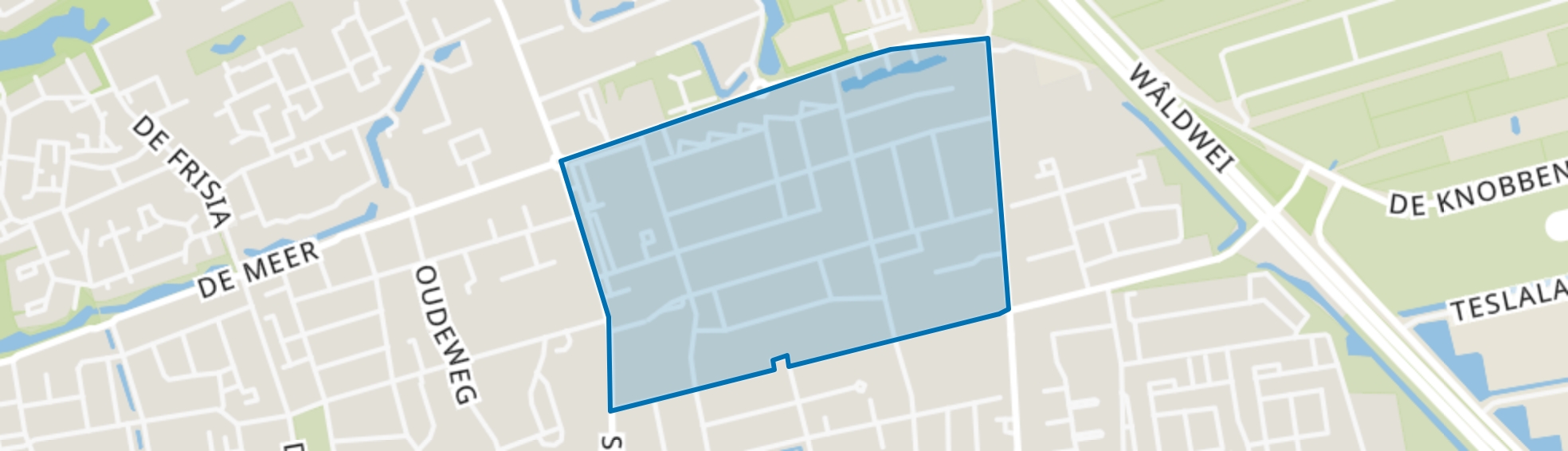 Noord-Oost noord, Drachten map