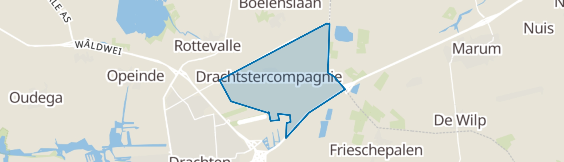 Drachtstercompagnie map