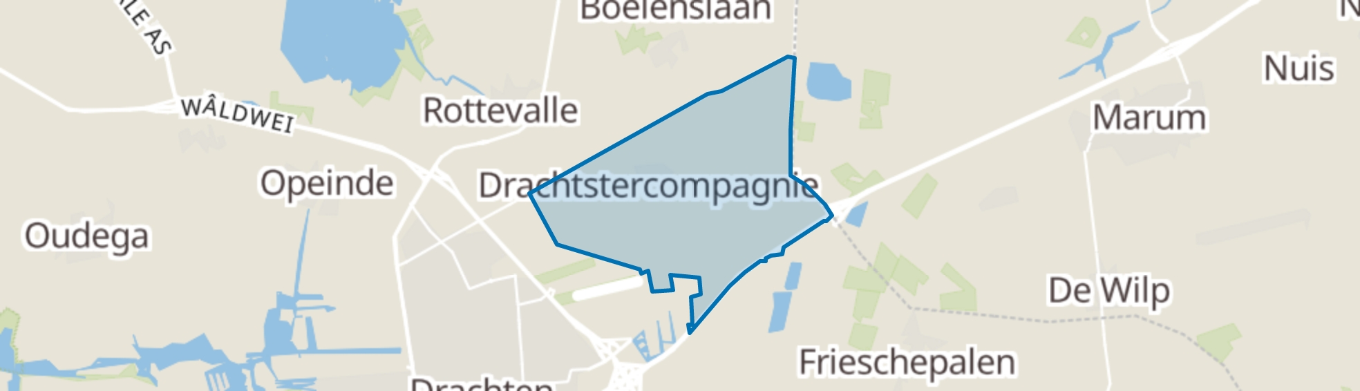 Drachtstercompagnie map