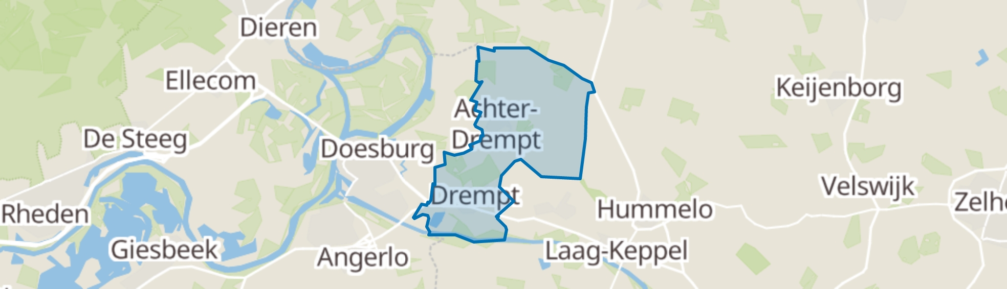 Drempt map