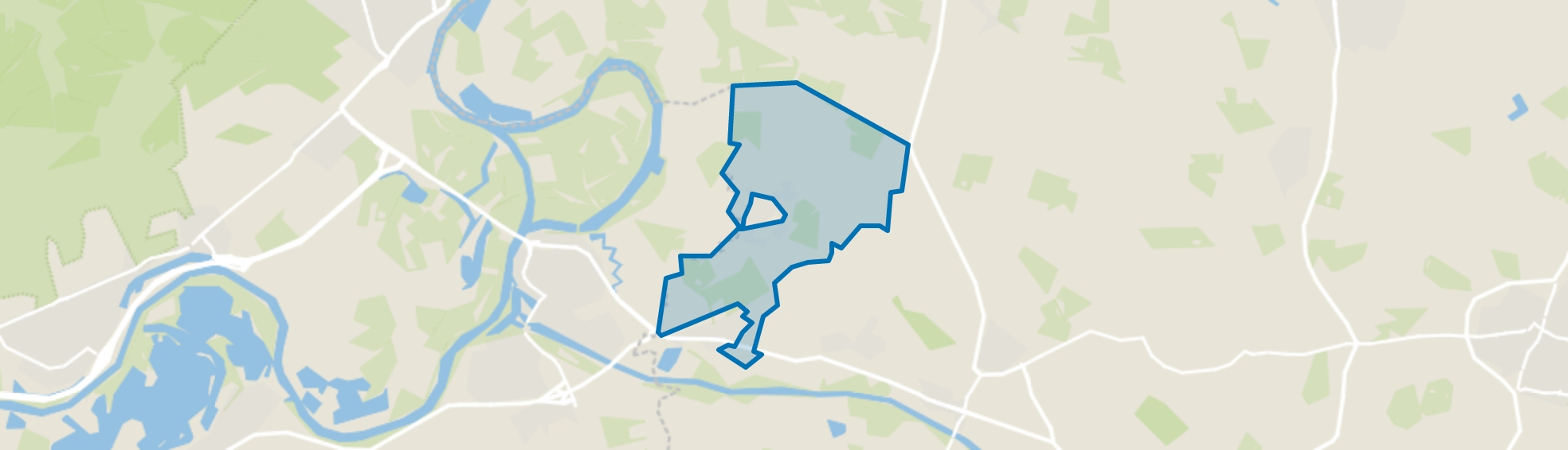 Verspreide huizen ten noorden van Drempt, Drempt map