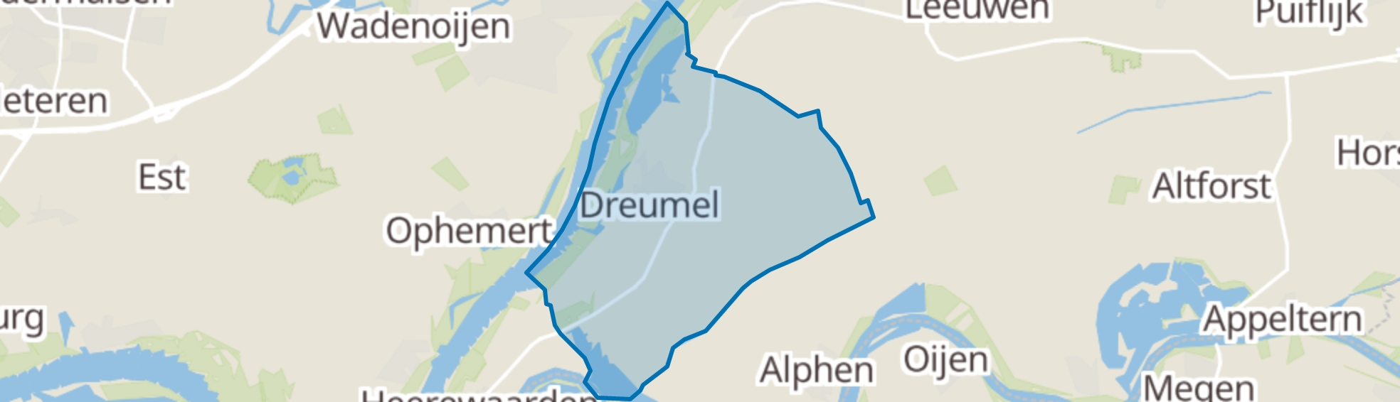 Dreumel map