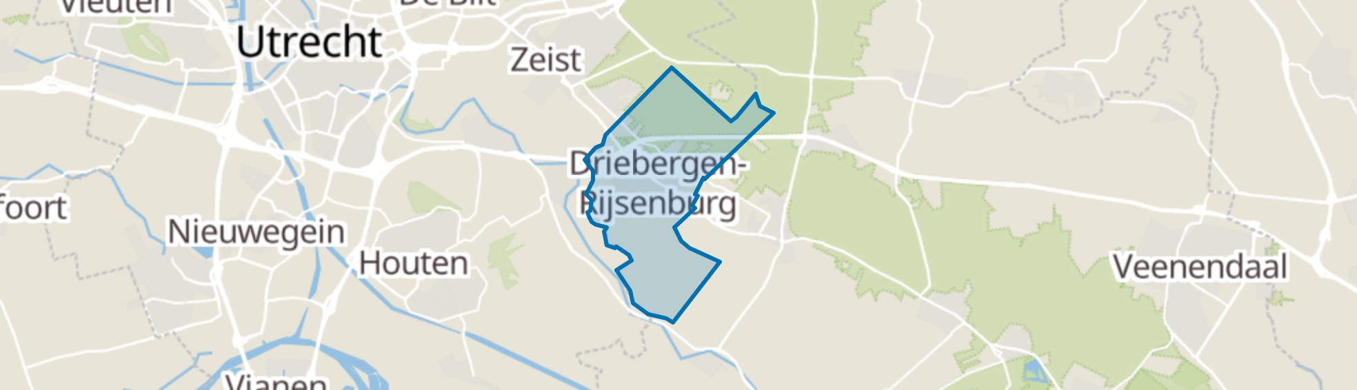 Driebergen-Rijsenburg map