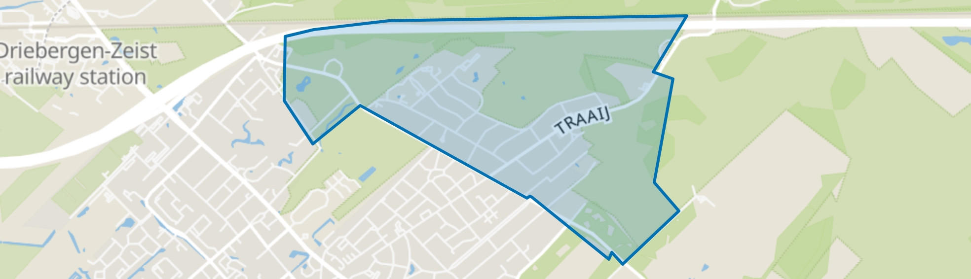 Driebergen-Noord, Driebergen-Rijsenburg map