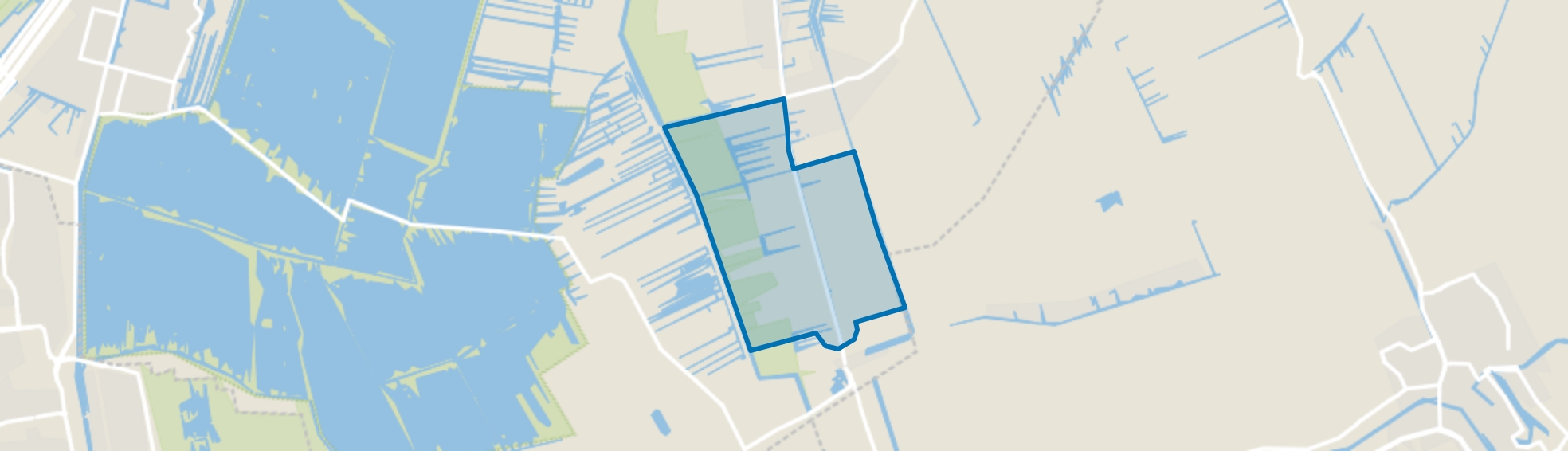Hoogeind, Driebruggen map