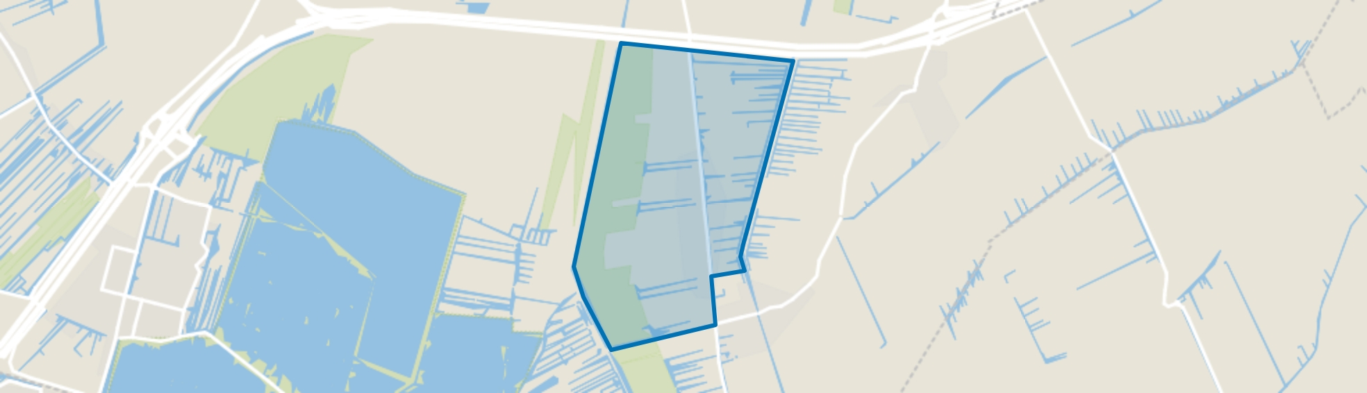 Laageind, Driebruggen map