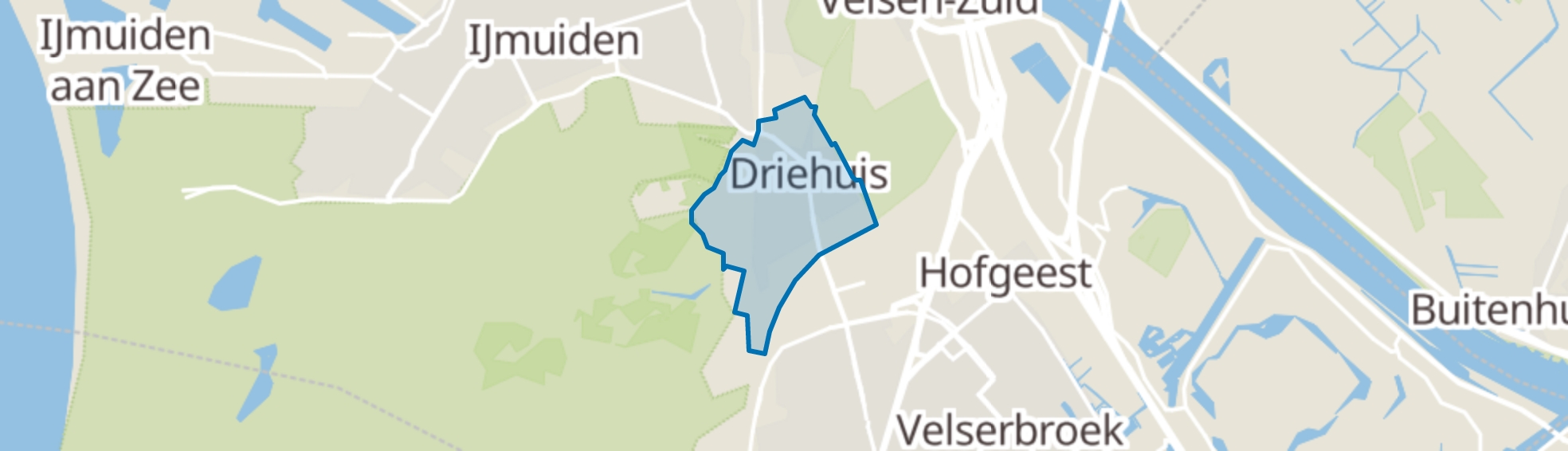 Driehuis map