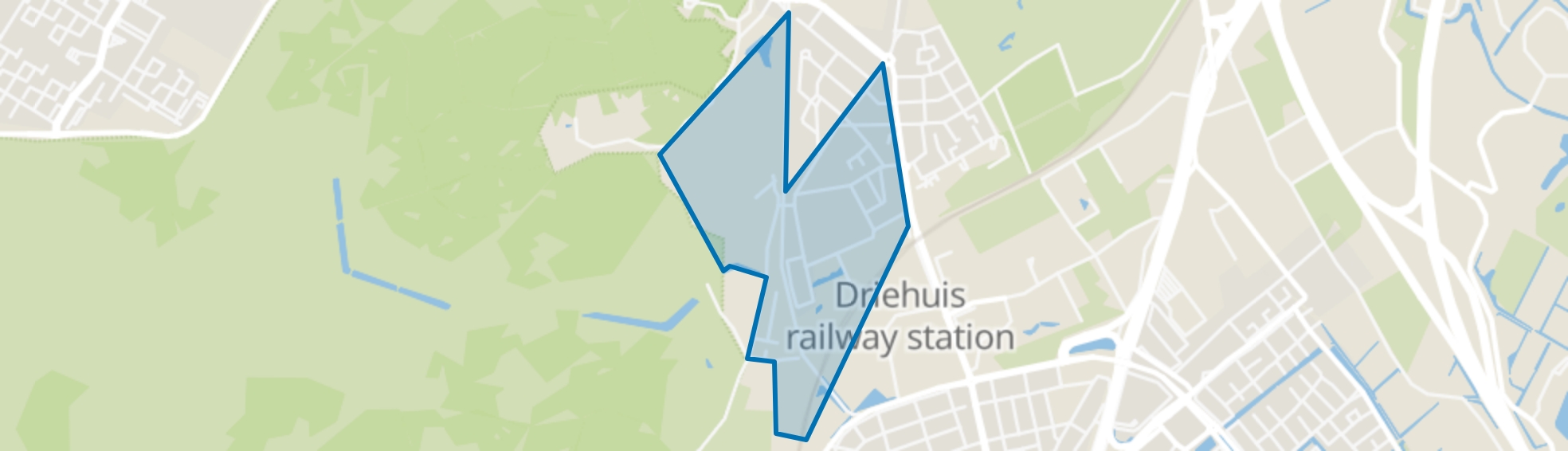 Driehuis-Dorp, Driehuis map