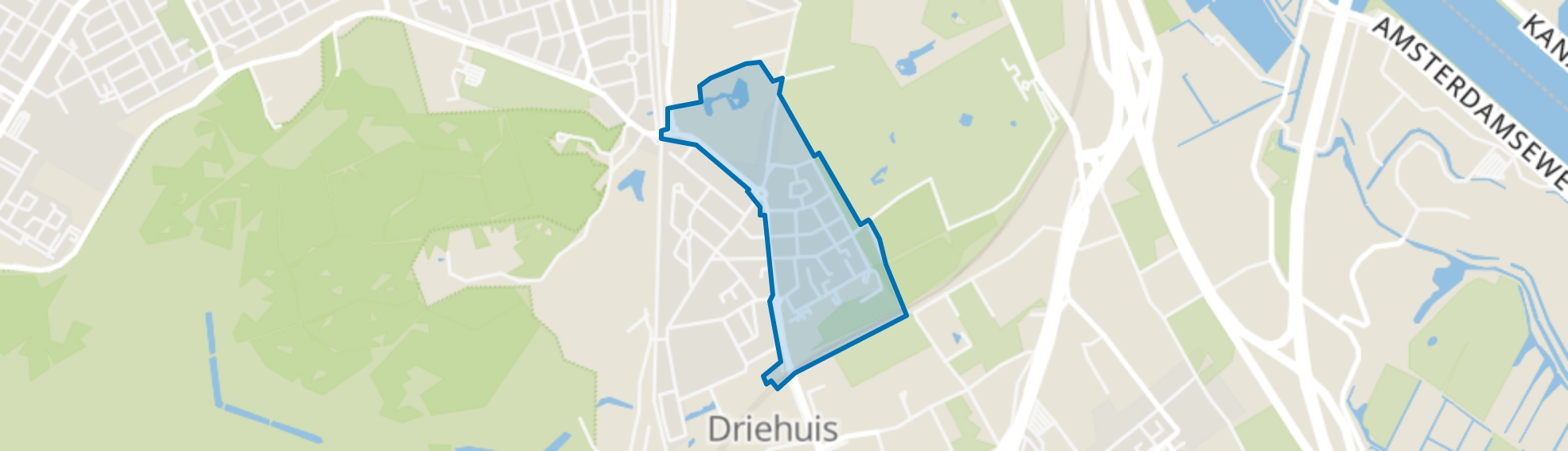 Kapelbuurt, Driehuis map