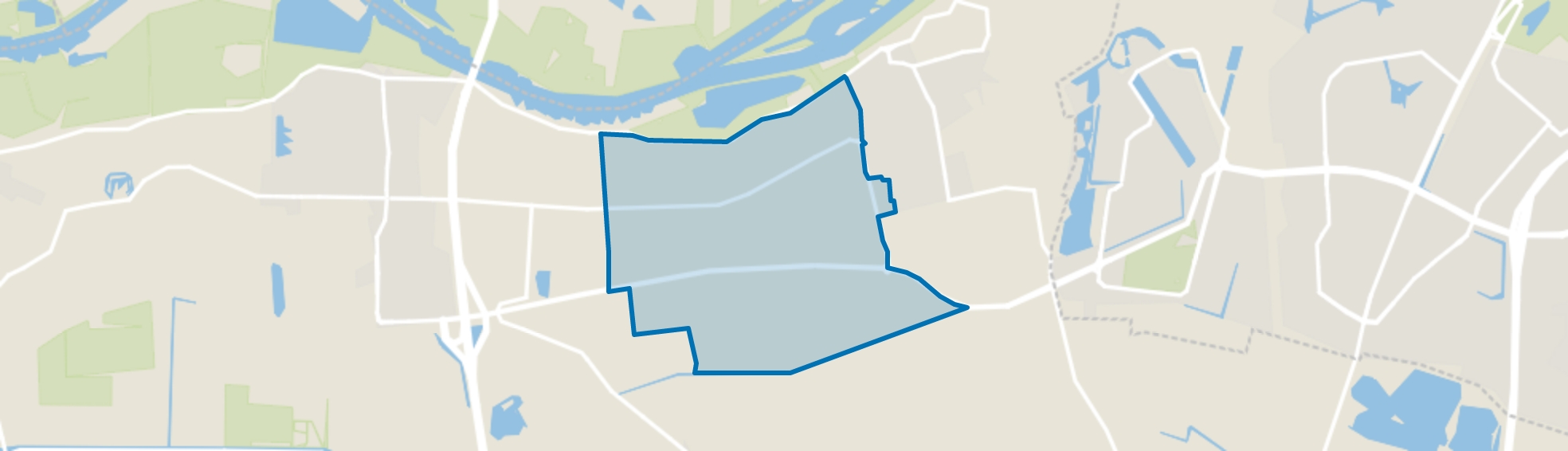 Buitengebied Driel Noordhoek en Boltweg, Driel map