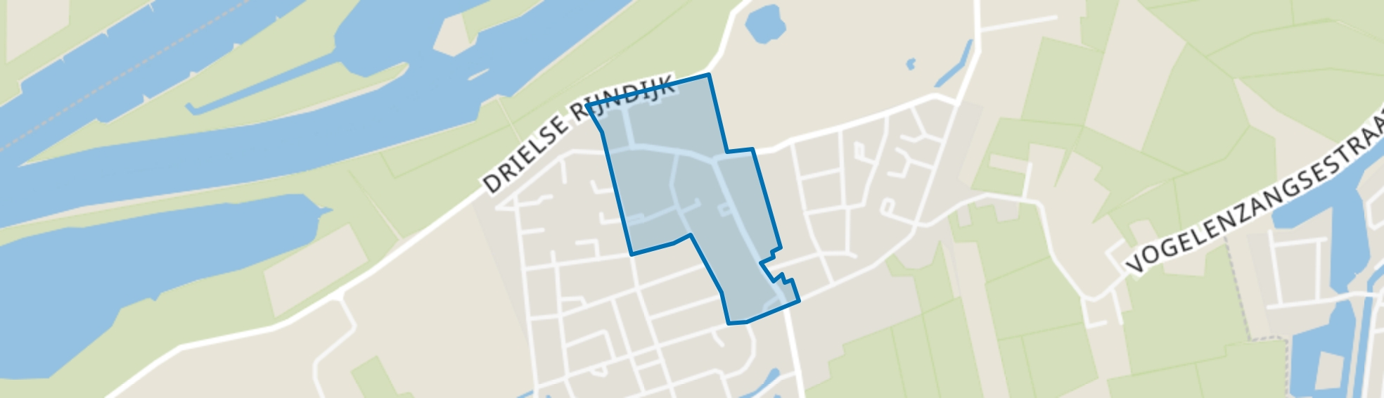 Kern Driel, Driel map