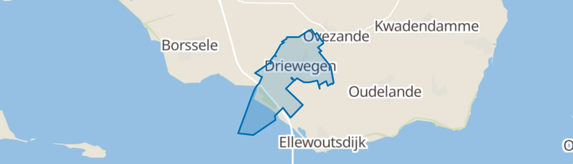 Driewegen map