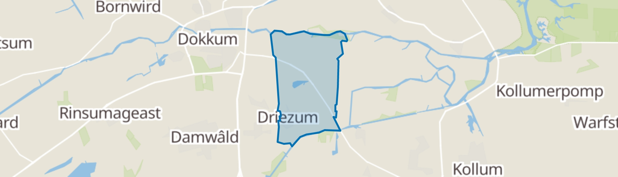 Driezum map