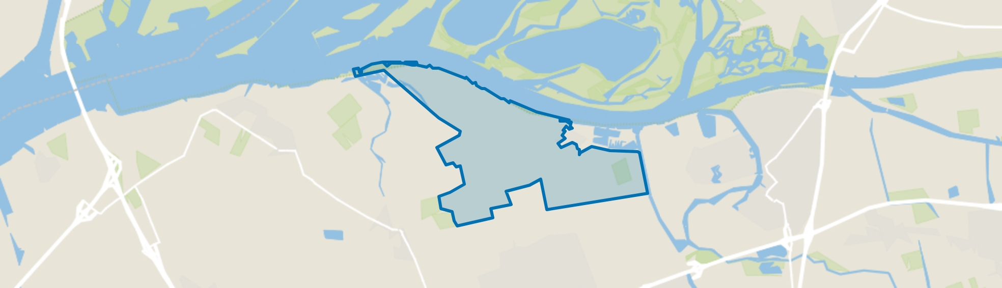 Verspreide huizen Drimmelen, Drimmelen map