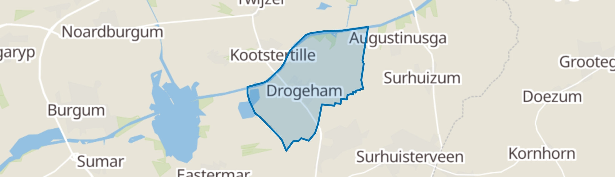 Drogeham map