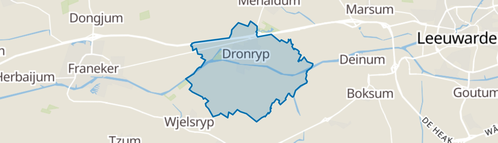 Dronryp map