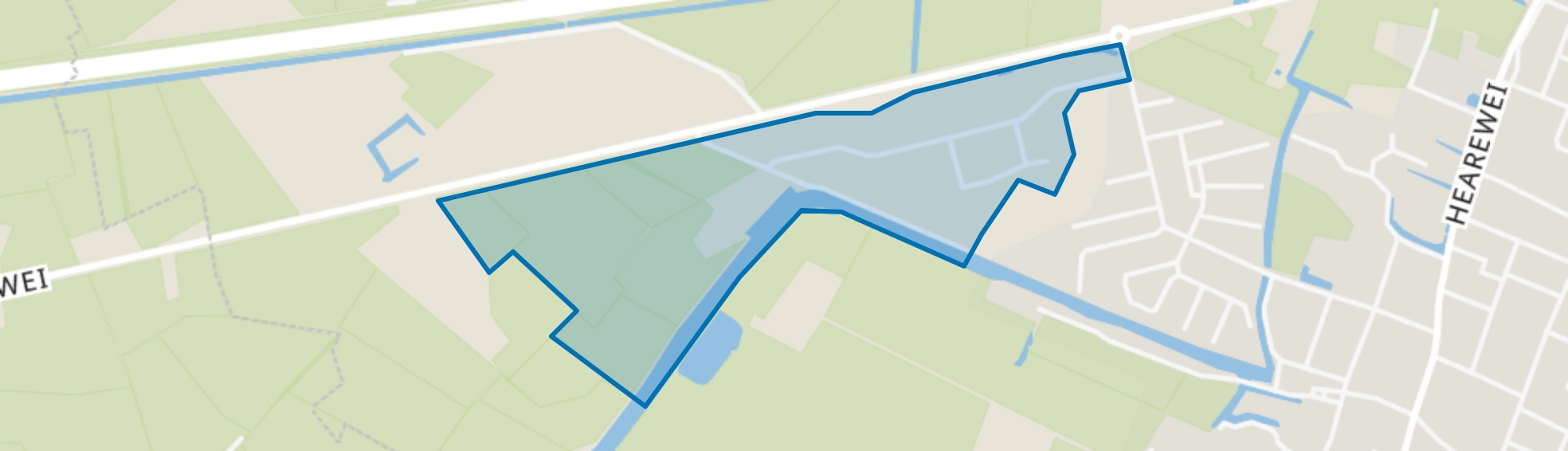 Dronryp Bedrijventerrein de Alde Mar, Dronryp map
