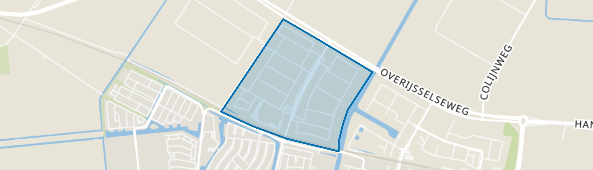 Business Zone Delta, Dronten map