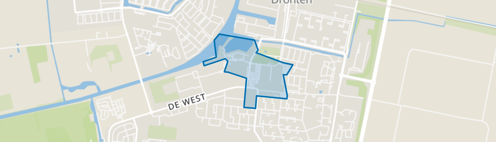 Centrum Dronten, Dronten map