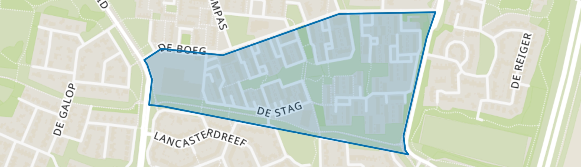 De Boeg, Dronten map