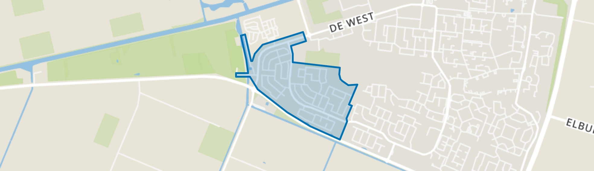 De Landmaten, Dronten map