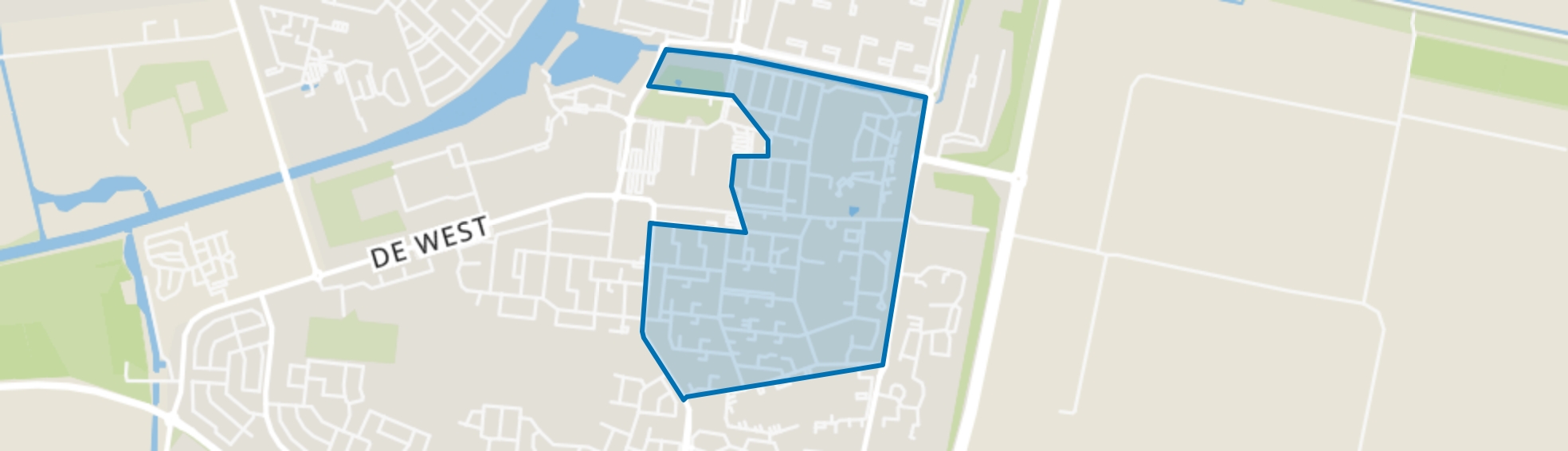 Oud-Dronten, Dronten map