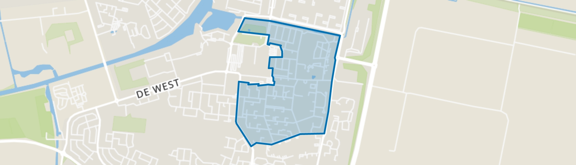 Oud-Dronten, Dronten map