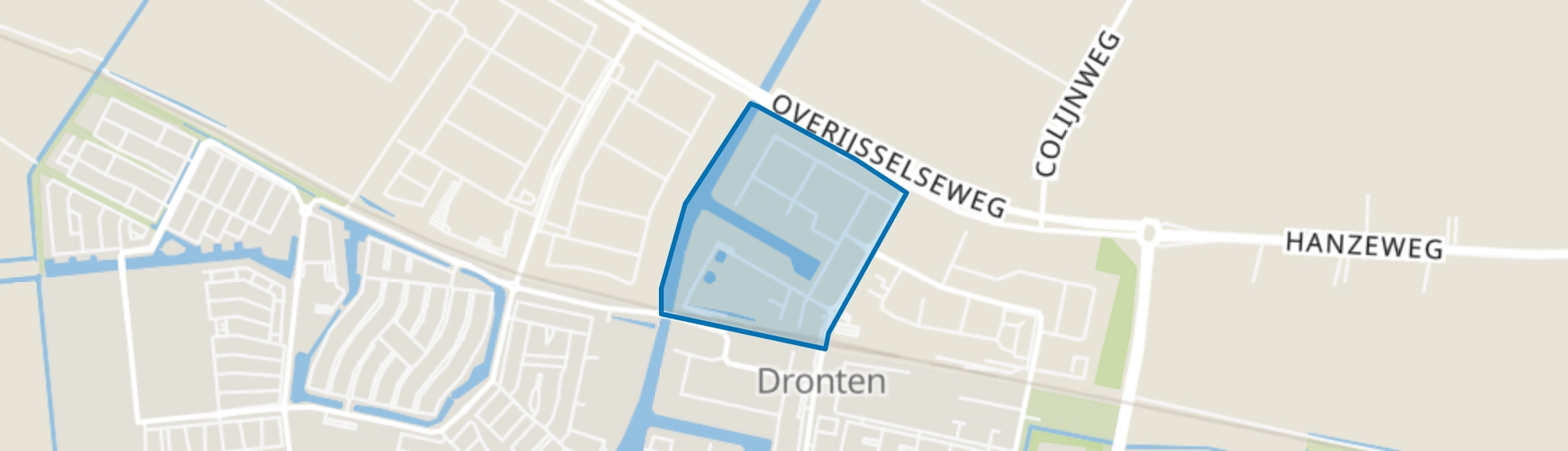 Pioniersweg, Dronten map